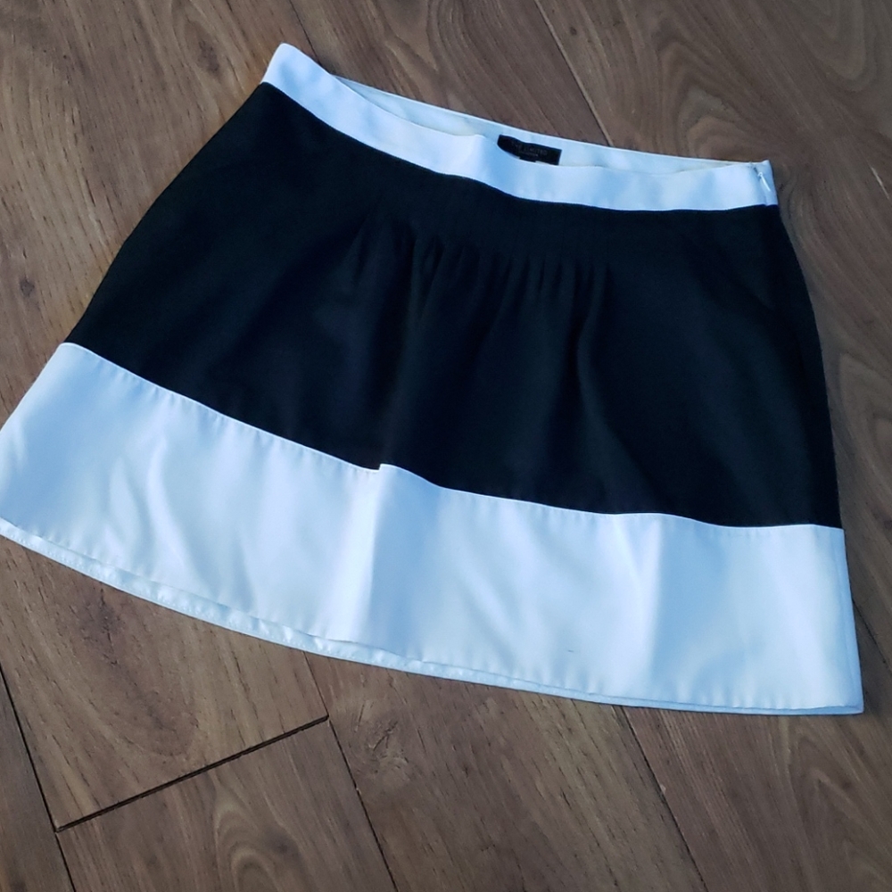 The limited collection black and white skirt